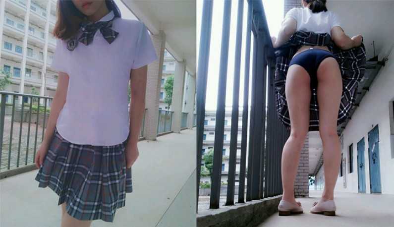 PaliTube - นักเรียนสาวโชว์เสียวบนอาคารเรียน ไม่กลัวครู หรืออายเพื่อนเลยนะเรา