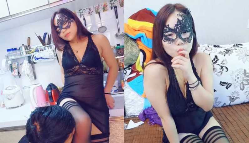 PaliTube - สาวถุงน่องดำ สอนวิธีทำครุวยังไงให้ได้เสียว