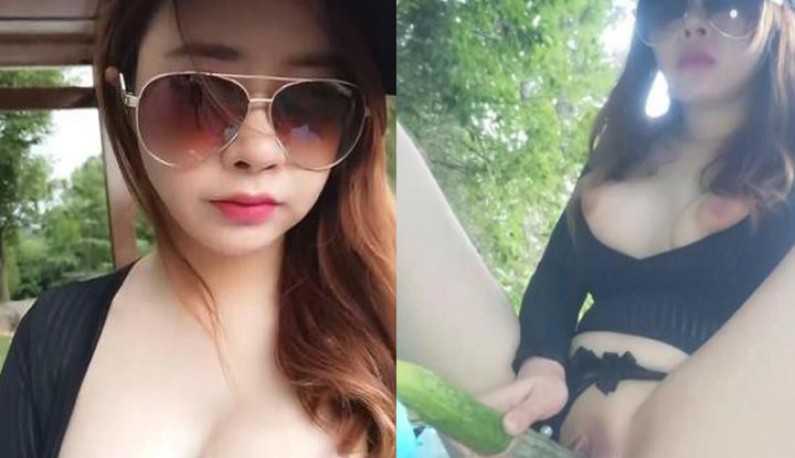 PaliTube - สาวนมโตไลฟ์สดเกี่ยวนมหี ในสวนสาธารณะ
