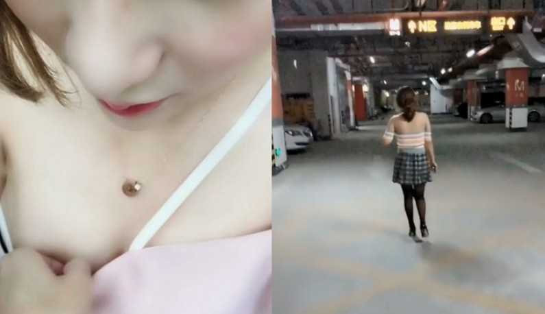 PaliTube - สาวแกล้งทำหัวนมหลุด อยากให้คนที่เดินผ่านไปผ่านมาเสียว