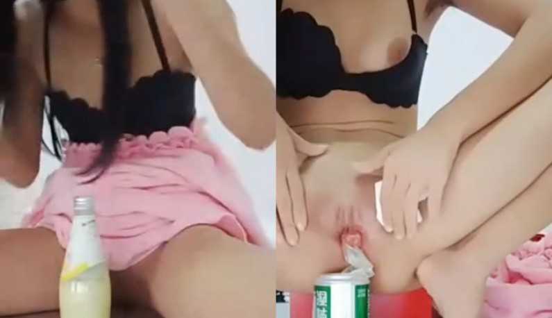 PaliTube - ถึงจะอายุไม่เยอะแต่ หีหนูแข็งแรง ขนาดยัด ได้ทั้งขวดนะคะ