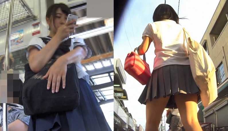 PaliTube - ซ่อนกล้องแอบถ่ายใต้กระโปรงสาว  รอรถไม่ระวัง ก็โดนซะ