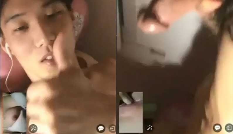 PaliTube - (เกาหลี)อ้ปป้าหนุ่มหล่อโดนสาวแอบถ่ายตอนชักว่าววิดิโอคอล