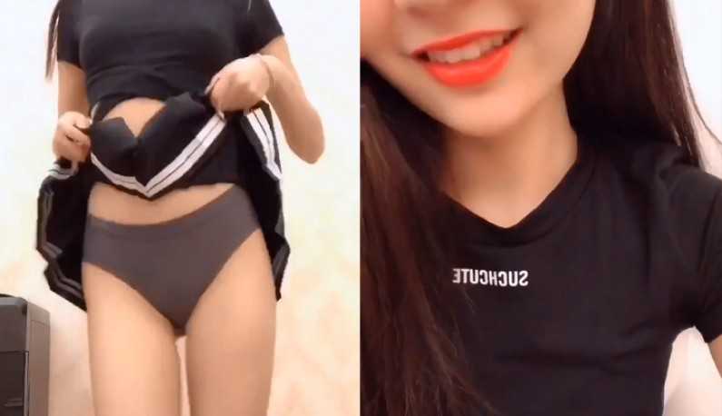 PaliTube - สาวเล่นติ๊กต๊อกถอดเสื้อแหกหีก็ทำได้