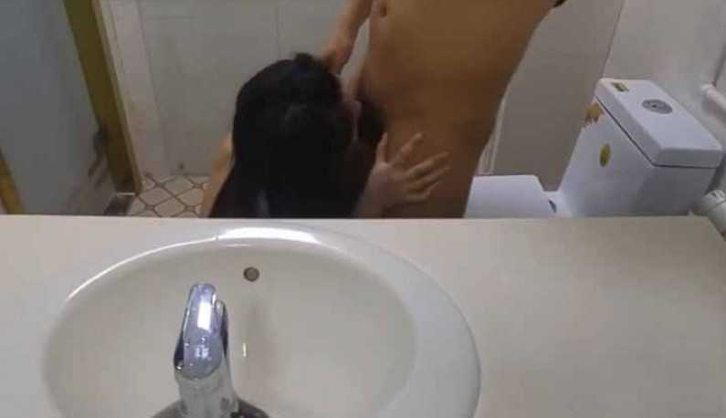 PaliTube - สาวอฟฟิศนัดเย็ดเพพื่อนที่ทำงานที่ห้องน้ำ