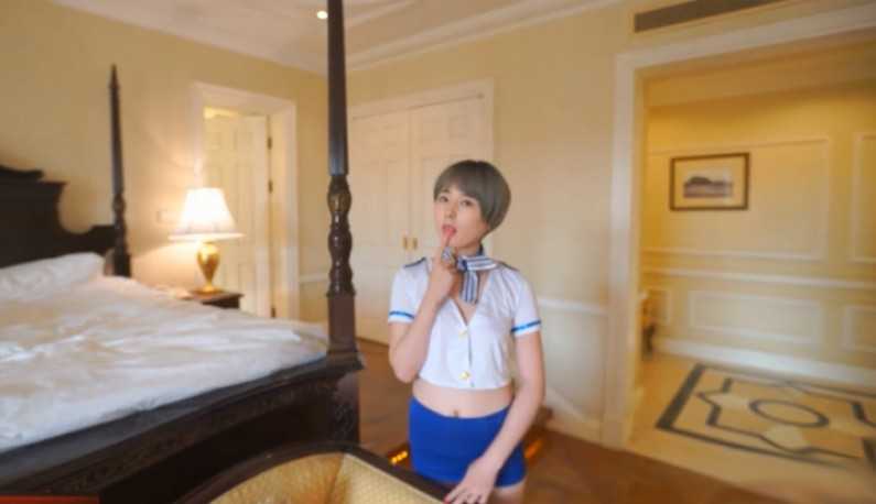 PaliTube - แอร์โฮสเตสผมสั้นเข้าห้องก็อย่าหวังจะออกไปเลย