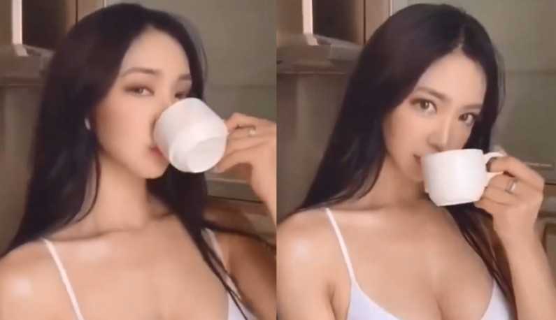 PaliTube - สาวดื่มกาเฟไม่ระวังตัว