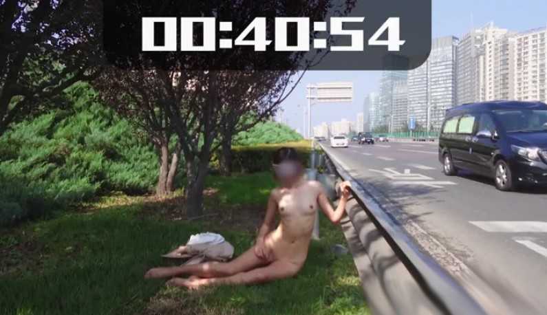 PaliTube - DensTinon สาวปักกิ่งตัวโป๊ที่ข้างถนน