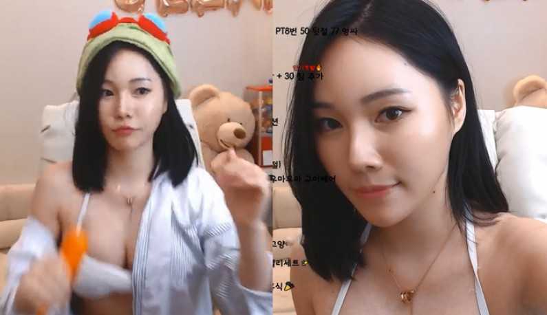 PaliTube - (เกาหลี) แม่บ้านสาวขี้เงี่ยนไลฟ์สดโชว์หี