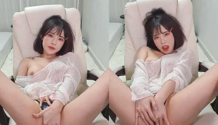 PaliTube - [เกาหลี] สาวไลฟ์สดผมสั้น ~ เต็มไปด้วยความหื่น ขอร้องให้หนุ่มสอดลึกอีก ~ ยิ่งเอายิ่งลึก !