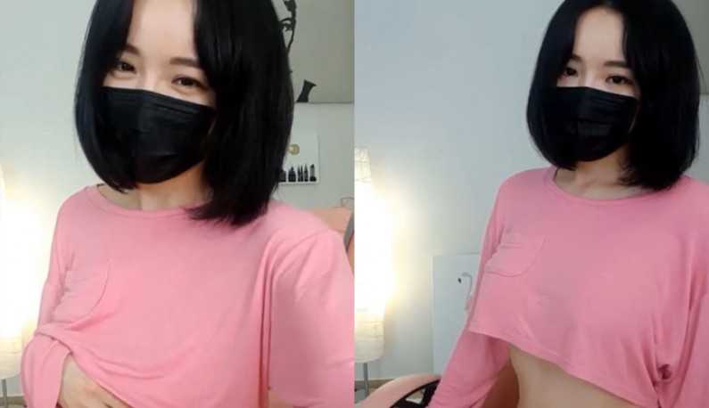 PaliTube - (เกาหลี)สาวสวยมาไลฟ์สด บีบนมพร้อมครางกระเส่า เสียวสุดๆ