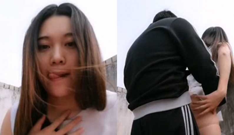 PaliTube - คู่รักล้วงกันบนดาดฟ้า ใครไม่เห็นแต่ฟ้าเห็นนะ