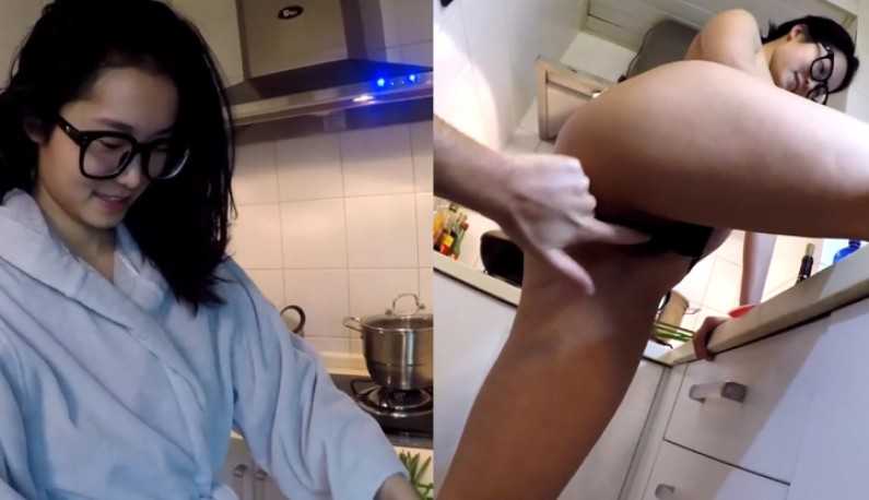 PaliTube - สาวสวยแดนมังกรเล่นสนุกกับแฟนหนุ่มที่ห้องครัว