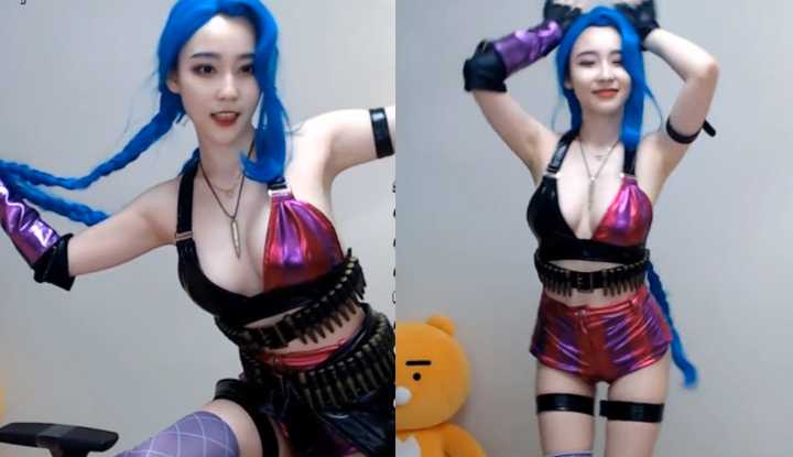 PaliTube - [เกาหลี] League of Legends เหนื่อย ~ ดู Jinx เวอร์ชั่นสดเต้นผ่อนคลายและเล่นต่อ