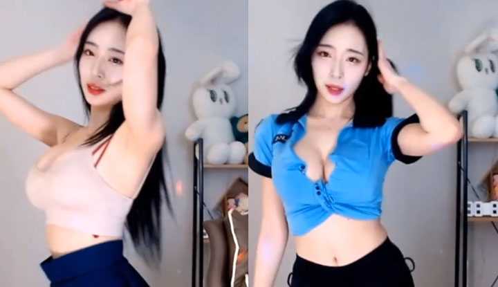 PaliTube - (เกาหลี) ไลฟ์สดโชว์ชุดยูนิฟอร์มสุดเซ็กซี่ ทั้งตำรวจ นักเรียน ยั่วๆสุดๆไม่ดูแล้วจะเสียใจของเด็ดแดนกิมจิ