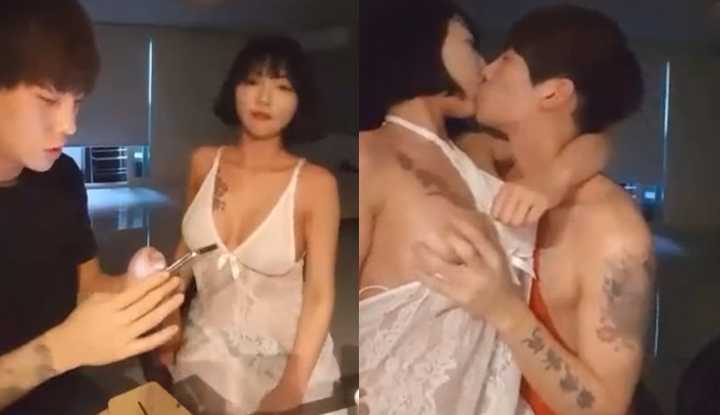 PaliTube - [เกาหลี] เห็นแฟนใส่ชุดนอนไม่ได้นอนอดใจไม่ได้แล้ว