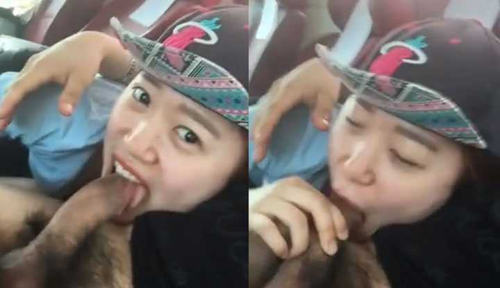 PaliTube - (เกาหลี)นั่งรถบัสกับแฟนแล้วเงี่ยน ขออมควยหน่อยนะคะ