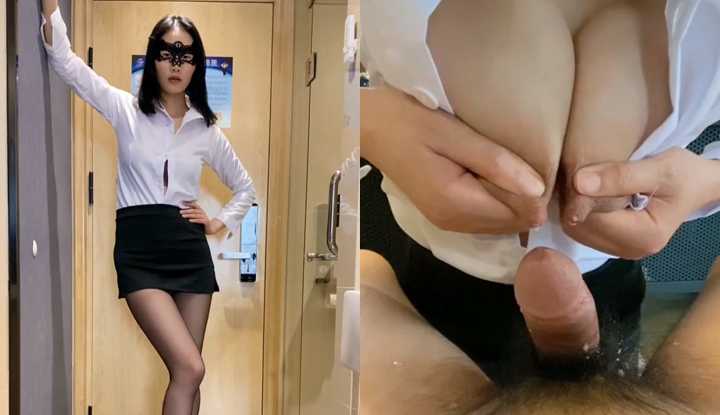 PaliTube - นัดเย็ดเพื่อนร่วมงานสาวถุงน่องดำ หีเธอน้ำเยิ้มมาก