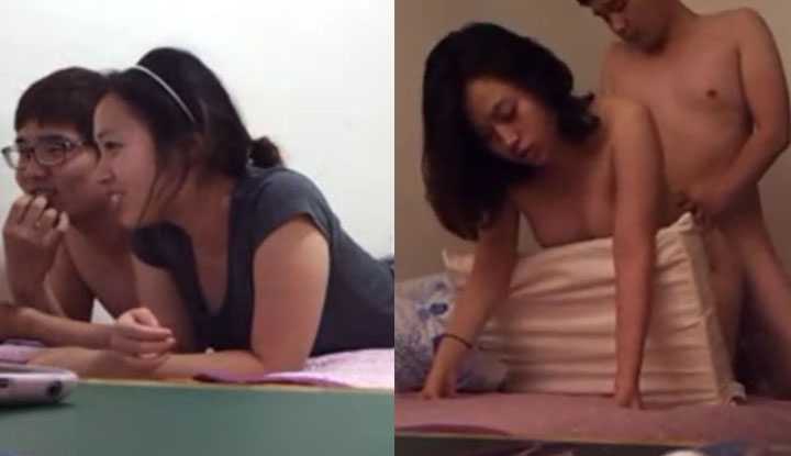 PaliTube - (เกาหลี)คู่รักชวนกันมาดูหนังที่บ้านจนได้เย็ด