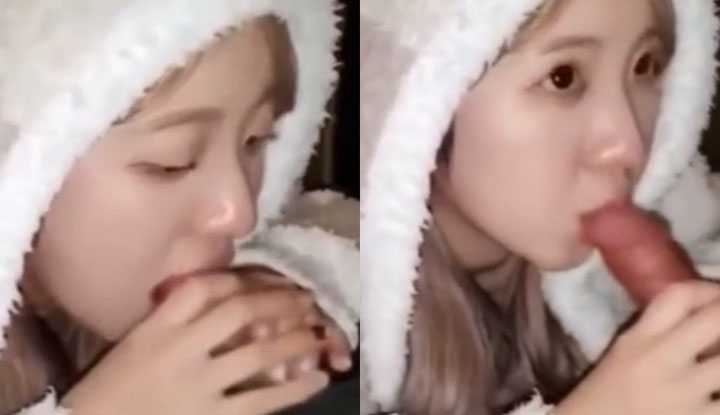 PaliTube - สาวสวยใส่ชุดคุมหัวอย่างน่ารักโม๊คควยอย่างเสียว