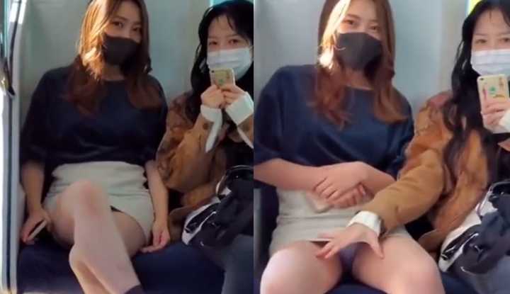 PaliTube - หลุดทางเน็ต ~ สาวตรงข้ามกางขา ยั่วยวนฉันเหรอ?