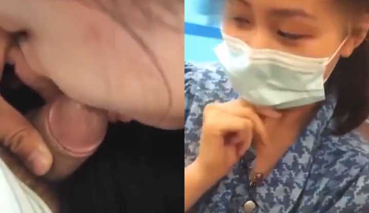 PaliTube - คลิปหลุด  นั่งรถไฟแล้วเงี่ยน เลยให้แฟนช่วยเลียให้