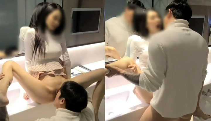 PaliTube - (เกาหลี) เลียหีแฟนสาวในห้องน้ำต้องเจอจัดหนักอีกครั้งบนเตียง