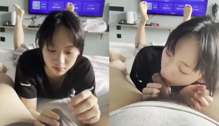 PaliTube - (คลิปเด็ด) แอบถ่ายแฟนสาวอมควยเสียวจนน้ำแตกใส่ปาก