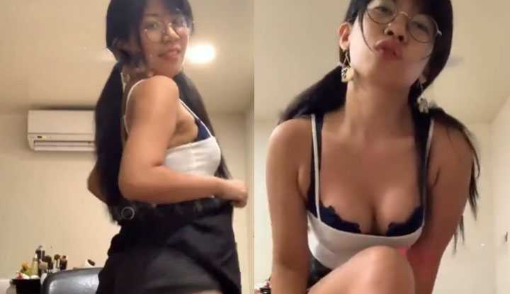 PaliTube - ไต้หวัน] SWAG hitomibabe～ นักเรียนสาวแว่นผมแกละ  เต้นยั่วเสียวๆ เห็นแล้วอยากแทงก้น