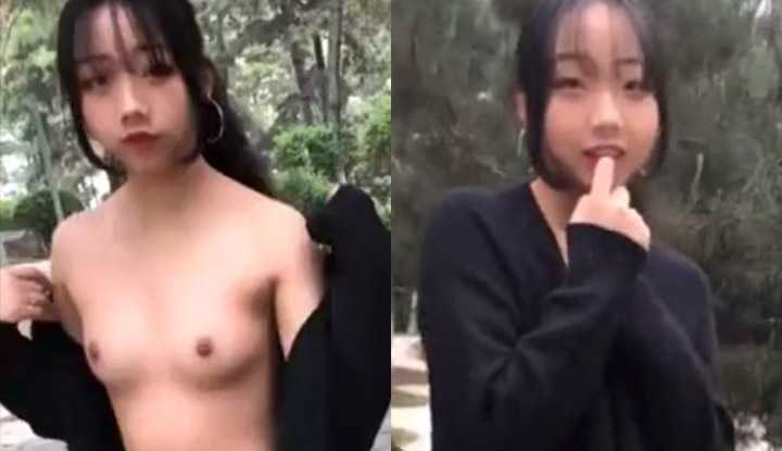 PaliTube - สาวจีนโชว์หีกลางสวยสาธารณะ