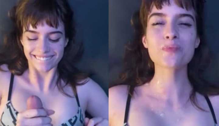 PaliTube - (ยุโรป) หลุด สาวออฟฟิศSoogsx ช่วยแฟนชักว่าวจนโดนแตกใส่หน้า