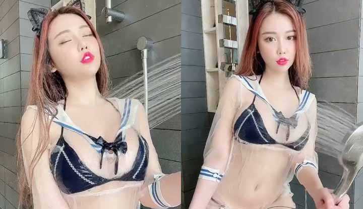 PaliTube - สาวสิงคโปร์Jenna Chew ใส่ชุดแบบนี้ร้อนจนหีแฉะเลย