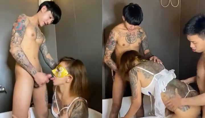 PaliTube - สาวไทยรอยสักพาสองหนุ่มหล่อมาสวิงกิ้ง กลุ่มลับ