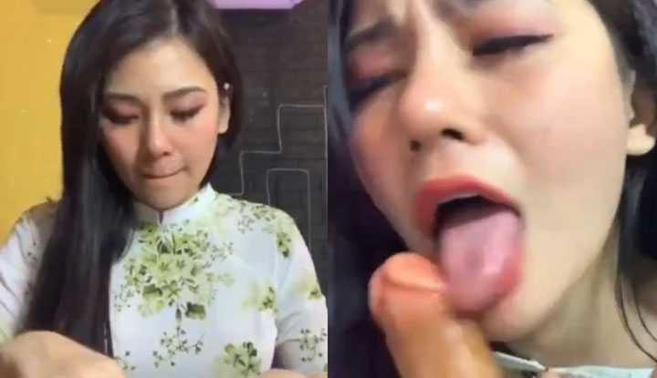 PaliTube - [เวียดนาม]  สาวเซ็กซี่ใส่ชุดประจำชาติ เลียควยไม่พัก
