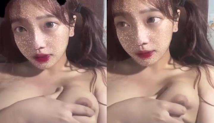 PaliTube - สาวมหาลัยน่ารัก บีบนมตัวเองโชว์ เสียวเองแทบทนไม่ไหว