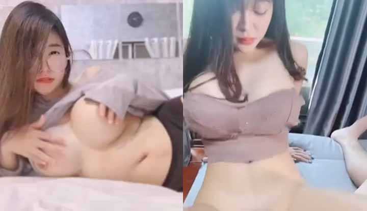 PaliTube - คลิปหลุด Onlyfans natchalabibi2929 ตั้งกล้องนั่งจกหีจนแฉะ แล้วค่อยโดนจับเย็ดหีโดนซอยหีไม่มียั้งครางลั่นเลย