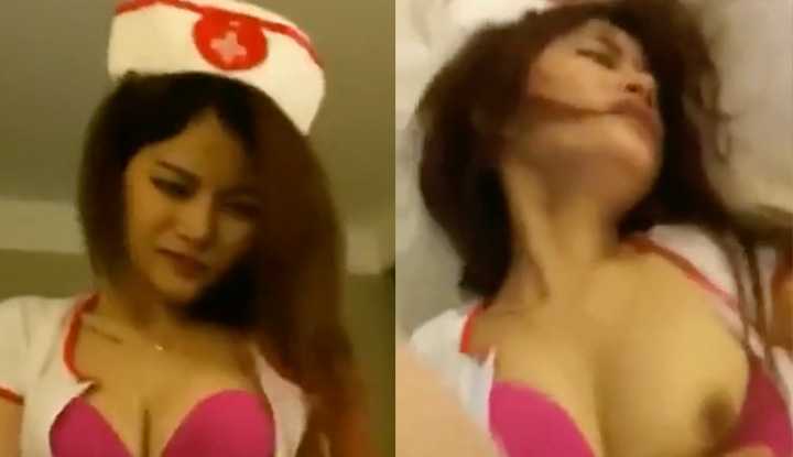PaliTube - คลิปหลุดเสียงไทย สาวขี้เงี่ยนเอาใจผัว ใส่ชุดพยาบาลปลุกอารมณ์ แล้วขึ้นขย่มเย็ด โยกหีใส่ควยไม่หยุด