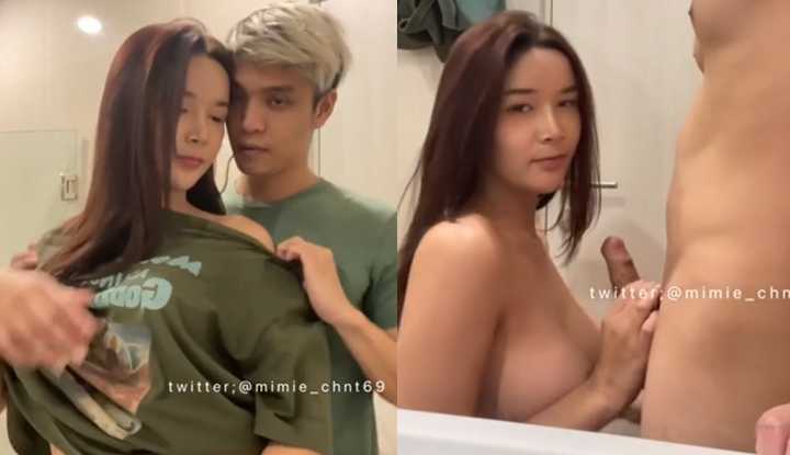 PaliTube - ทีเด็ดคลิปโป้ไทย XXX นักศึกษาปี 3 นัดเย็ดชายเดี่ยวตัวสูงหำหอม Mimie_chnt69 (lockmimie) เอากันแค่ชั่วคราวไม่มีค้างคืน น้องมีมี่เปิดกล้องมือถือแล้วตั้งไว้หน้ากระจกในห้องน้ำ โชว์สกิลสุดเทพเอาปากอมควยด้วบๆก่อนแอ่นหีให้ยืนกระเด้าสดๆอย่างเสียวซ่าน