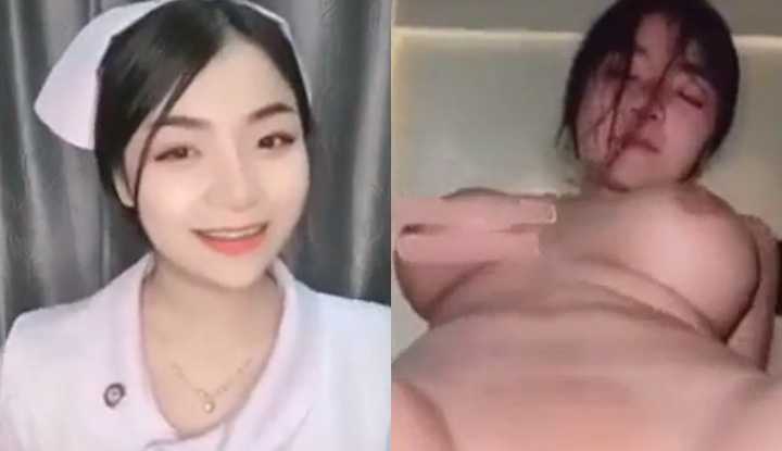 PaliTube - คลิปหลุดใหม่ๆ นางพยาบาลหลุดจาก TIKTOK ชื่อดัง มาขึ้นขย่มเย็ดควยแฟนหนุ่มนมอย่างเด้งๆ