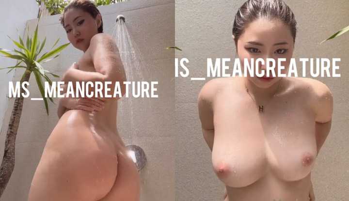 PaliTube - [สิงคโปร์] MeanCreature OnlyFans~ หน้าอกใหญ่และรูเล็กต้องทำความสะอาดอย่างละเอียด