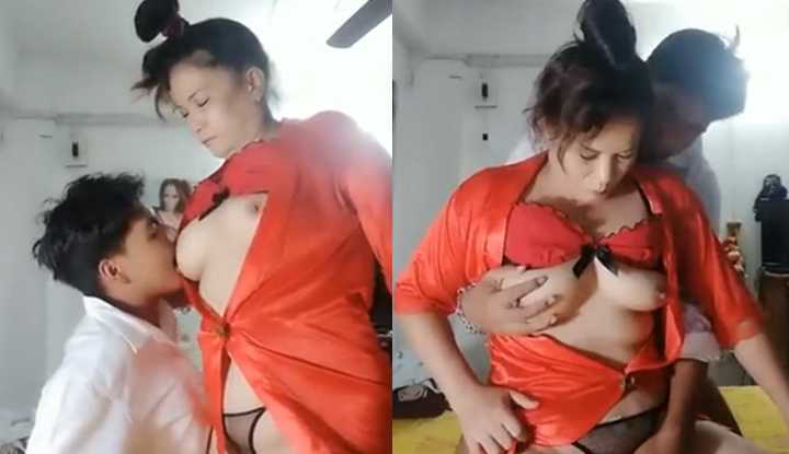 PaliTube - สาวใหญ่วัย50 เสียวกับรุ่นลูก Motherjun เจ๊จันสาวใหญ่รับนวดกระปู๋ชอบเสียวควยรุ่นลูก Cere33413890 จับดูดนมเม้มปากเลียหัวนมเน้นๆ เอานิ้วแหย่หีเกี่ยวเบ็ดให้เงี่ยนหี