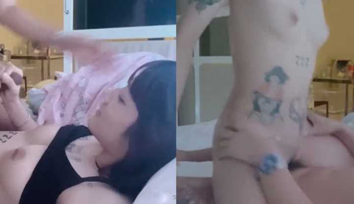 PaliTube - Onlyfan xxxหลุด Noey.atc น้องเนยสาวสักยันต์จอมยั่วประจำโอนลี่แฟน นอนอ้าหีให้เพื่อนลองเย็ด เปลี่ยนฟิวเย็ดจากแฟน มาลองควยเพื่อนลำอวบๆ แทงสดแตกใน ฟินรูหีไม่คายน้ำควยเลยเนอะ