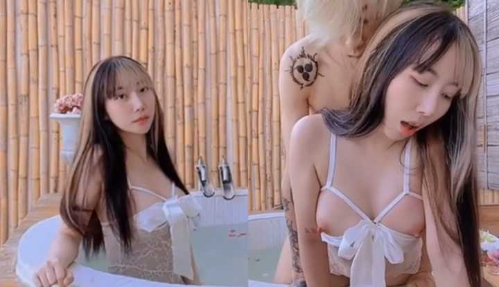 PaliTube - Highsstn น้องฮายเย็ดกับแฟนในอ่างอาบน้ำ จับเย็ดท่าหมา บีบนมนิ่มๆโครตเสียว เย็ดสดแตกในคาอ่าง