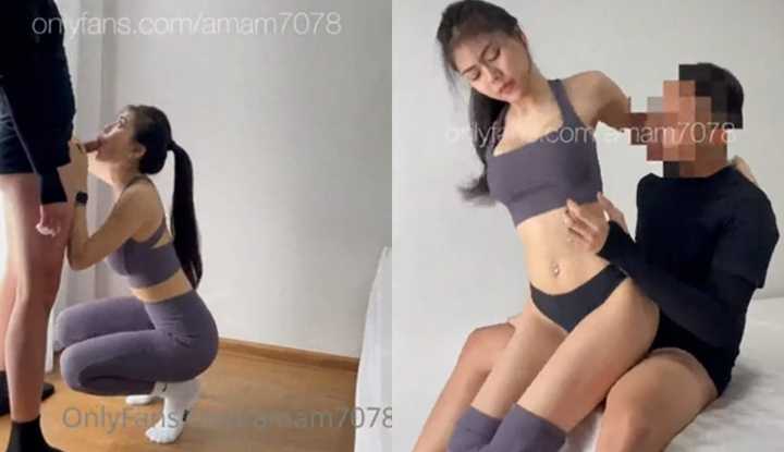PaliTube - คลิปหลุดโอลี่แฟน amam7078 น้องแอมสาวสวยหุ่นดี นั่งโม๊คควยให้จนเงี่ยนก่อนโดนจับเย็ด แล้วกระแทกหีแบบไม่มียั้งครางอย่างลั่น