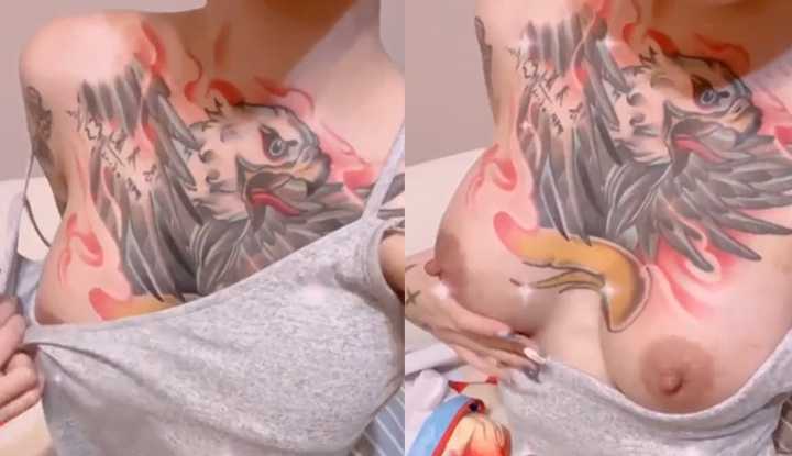 PaliTube - [ไต้หวัน] หลุดเน็ตไอดอล AhriBabe FansOne สักตรงนี้แล้วนมหนูสวยขึ้นไหม