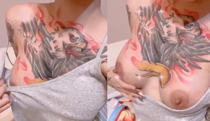 PaliTube - [ไต้หวัน] หลุดเน็ตไอดอล AhriBabe FansOne สักตรงนี้แล้วนมหนูสวยขึ้นไหม