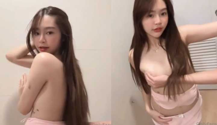 PaliTube - คลิปหลุดดาวทวิต น้องเบล pitchytd ค่อยๆถอดทีละใช้ในห้องน้ำ โดนแฟนตีก้นจนแดง งานโครตนีน่ารักใส่ๆ อมชมพู