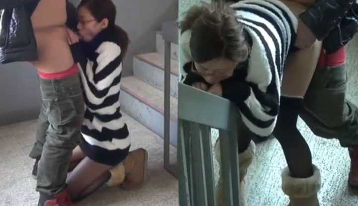 PaliTube - ดึงหญิงสาวหนุ่มที่ใส่แว่นไปที่ระเบียงเพื่อมีเพศสัมพันธ์ และในที่สุดก็จบลงด้วยการสำเร็จภายใน เกมนี้น่าตื่นเต้นมาก