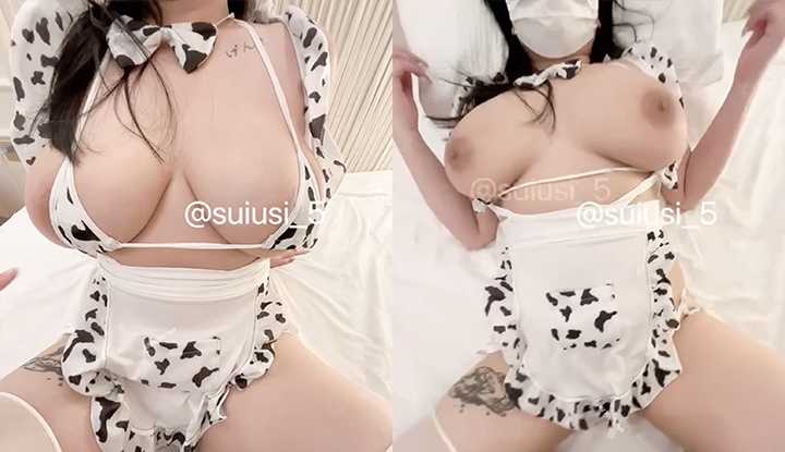 PaliTube - เทพธิดาอันน่าปรารถนาที่มีหน้าอกยักษ์ [สามีไม่อยู่บ้าน] วัวหน้าอกใหญ่รวมถึงการนมวัวเซ็กซี่และล่วงละเมิด