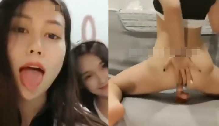 PaliTube - สองเพื่อนหญิงที่สนิทกันเล่นกัน ลิ้นกันอย่างกระตือรือร้นและยัดเข้ากันอย่างโหดร้ายด้วยอวัยวะเทียม